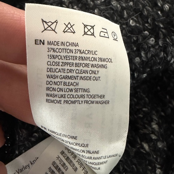 Varley black and grey Darwell sweater - Picture 14 of 14